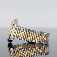 Rolex Datejust 41mm Steel and Yellow Gold Jubilee Fluted Wimbledon Dial 126333 3