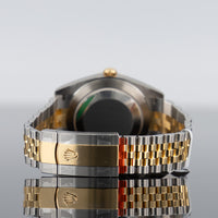 Rolex Datejust 41mm Steel and Yellow Gold Jubilee Fluted Wimbledon Dial 126333 4
