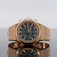 Audemars Piguet Royal Oak 41mm Chronograph Rose Gold Khaki Green Dial 26240OR.OO.1320OR.08 1