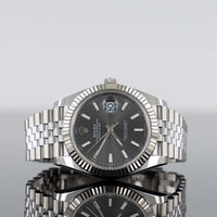 Rolex Datejust 41mm Steel Jubilee Grey Dial 126334 1