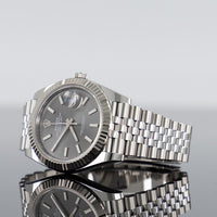 Rolex Datejust 41mm Steel Jubilee Grey Dial 126334 2
