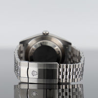 Rolex Datejust 41mm Steel Jubilee Smooth Green Index Dial 126300 4