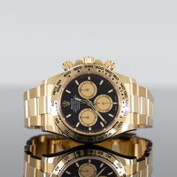 Rolex Daytona Cosmograph 40mm Yellow Gold Paul Newman Black Dial 126508 1
