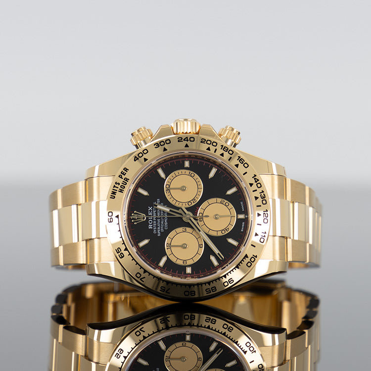 Rolex Daytona Cosmograph 40mm Yellow Gold Paul Newman Black Dial 126508