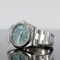 Rolex Datejust 41 Mint Green Fluted Dial Oyster 126334 2