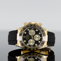Rolex Daytona Oysterflex 40mm Yellow Gold Diamond Black yellow Sub Dial 126518LN 1