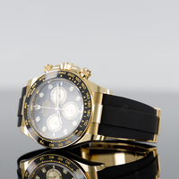 Rolex Daytona Oysterflex 40mm Yellow Gold Diamond Black yellow Sub Dial 126518LN 2