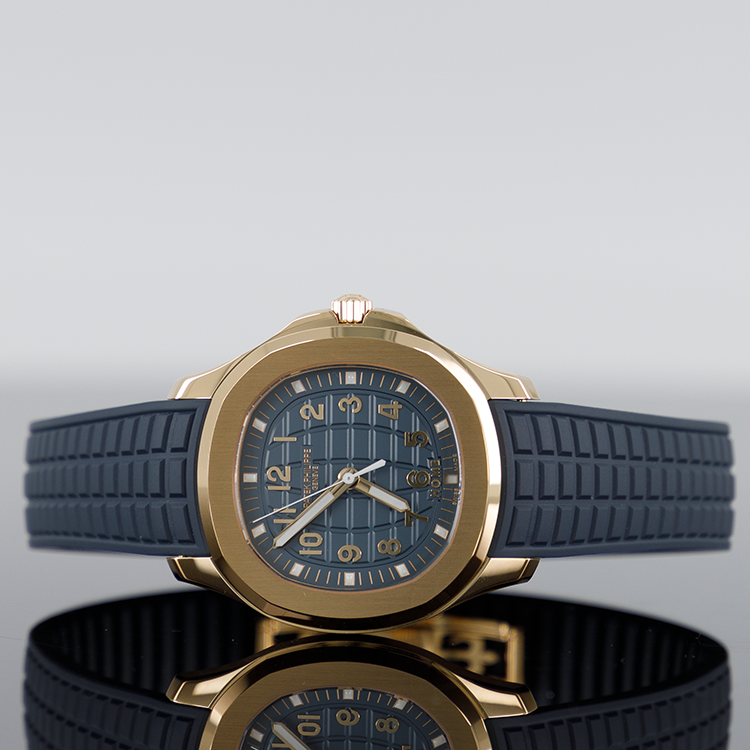 Patek Philippe 5269R-001 Aquanaut 38.8mm Rose Gold Blue strap