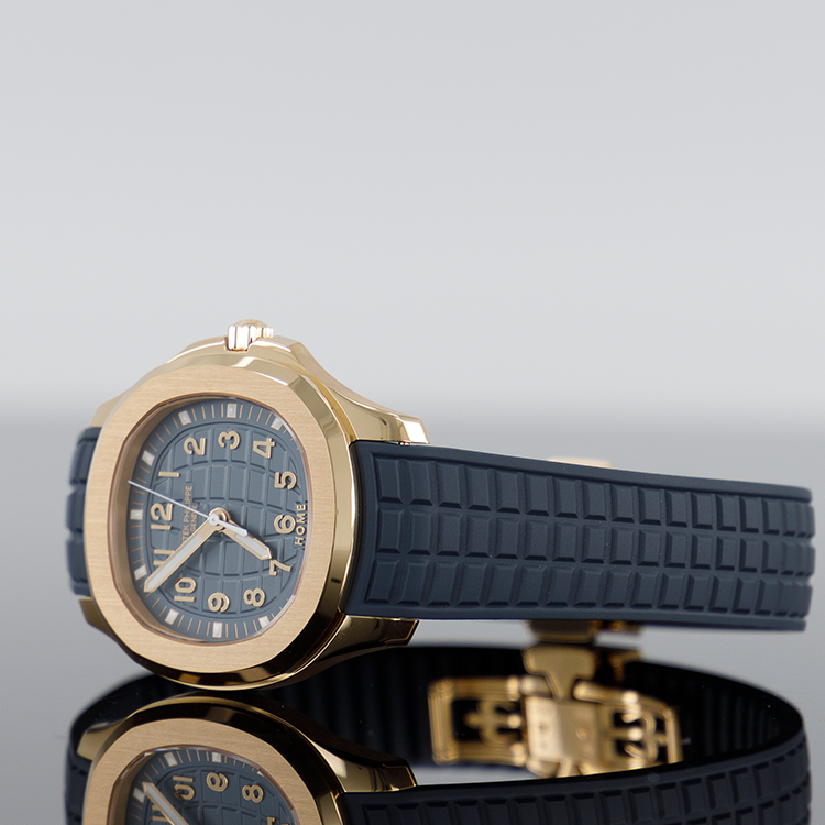 Patek Philippe 5269R-001 Aquanaut 38.8mm Rose Gold Blue strap