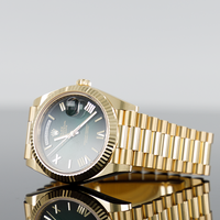 Rolex Day-Date 40mm Yellow Gold Ombre Roman Dial Fluted Bezel 228238 2