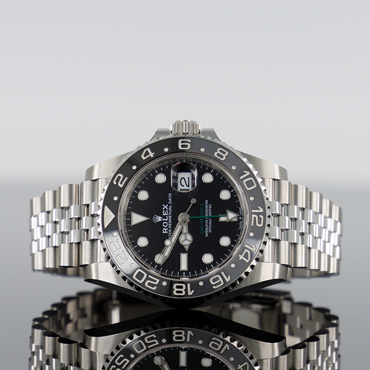 Rolex GMT-Master II 40mm Steel Jubilee "bruce Wayne" 126710GRNR