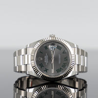 Rolex Datejust 41mm Oyster Steel Wimbledon Dial 126334 1