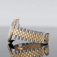 Rolex Datejust 41mm Steel and Yellow Gold Fluted Bezel Black Dial Jubilee Bracelet 126333-0014 3