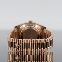 Rolex Day-Date 40mm Rose Gold Slate Ombre Dial 228235 4