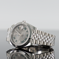 Rolex Datejust 41mm “Wimbledon Dial” Jubilee Bracelet Smooth Bezel 126300 2
