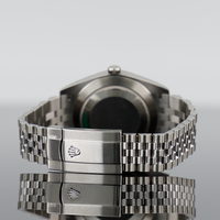 Rolex Datejust 41mm “Wimbledon Dial” Jubilee Bracelet Smooth Bezel 126300 4