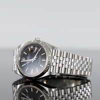 Rolex Datejust 36mm Steel Black Index Dial Fluted Bezel Jubilee 126234 2