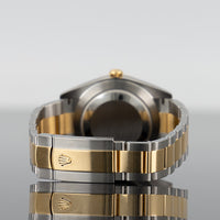 Rolex Datejust 41mm Steel and Yellow Gold Fluted Wimbledon Dial 126333 4