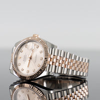 Rolex Datejust 41mm Steel and Gold Sundust Diamond Dial 126331 2