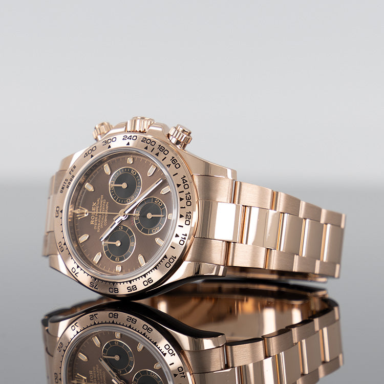 Rolex Daytona 40mm Rose Gold Chocolate Dial 116505