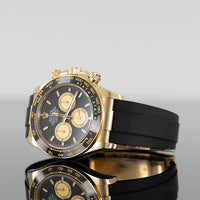 Rolex Daytona Oysterflex 40mm Yellow Gold Black Champagne Dial 126518LN 2
