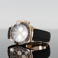 Rolex Daytona Oysterflex Rose Gold Black Diamond Dial 126515LN 2