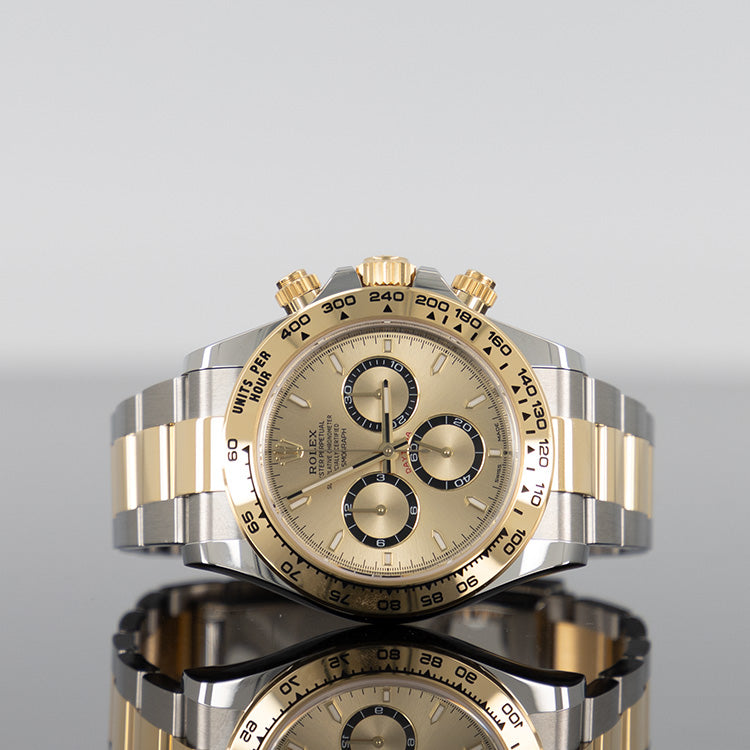 Rolex Daytona 40mm Steel and Yellow Gold Champagne Dial 126503