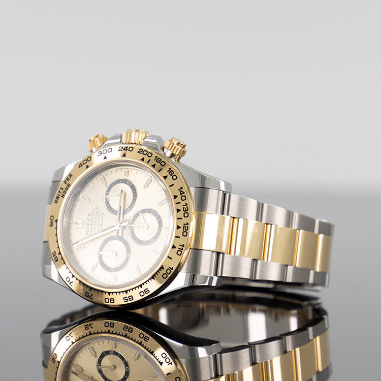 Rolex Daytona 40mm Steel and Yellow Gold Champagne Dial 126503