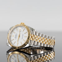 Rolex Datejust 41mm Steel and Yellow Gold White Index Dial 126333 2