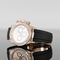Rolex Daytona Oysterflex 40mm Rose Gold Sundust Diamond Set Dial 126535TBR 2