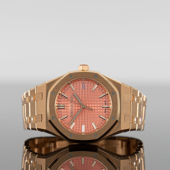 Audemars Piguet Royal Oak Rose Gold 34mm Salmon Dial 77450OR.OO.1361OR.01
