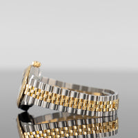 Rolex Datejust 28mm Steel and Yellow Gold Champagne Diamond Dial 279173 3