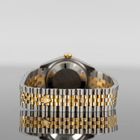 Rolex Datejust 31mm Steel and Yellow Gold Fluted Green Diamond Dial 278273 4