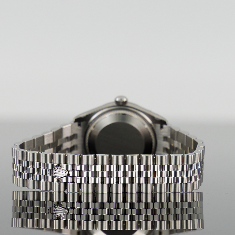 Rolex Datejust 31mm Steel Jubilee Grey Diamond Dial 278274