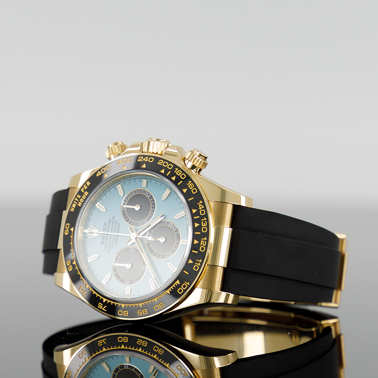 Rolex Daytona Oysterflex Yellow Gold 40mm Tiffany Dial 126518LN