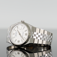 Rolex Land-Dweller 40mmSteel White Honeycomb Motif Dial 127334 2