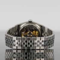 Rolex Land-Dweller 40mmSteel White Honeycomb Motif Dial 127334 4