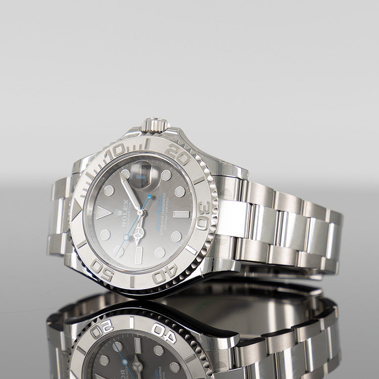 Rolex Yacht-Master 40 Platinum and Stainless Steel 40mm Dark Rhodium Dial 126622