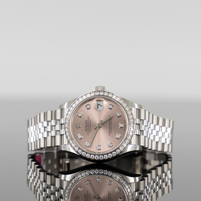 Rolex Datejust 31mm Steel Pink Diamond Dial 278384RBR