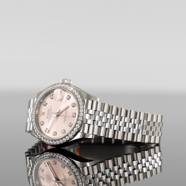 Rolex Datejust 31mm Steel Pink Diamond Dial 278384RBR