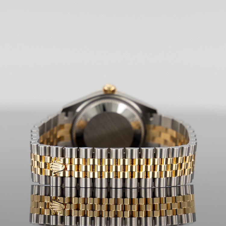 Rolex Datejust 31mm Steel and Yellow Gold Dark Grey Diamond Dial 278273