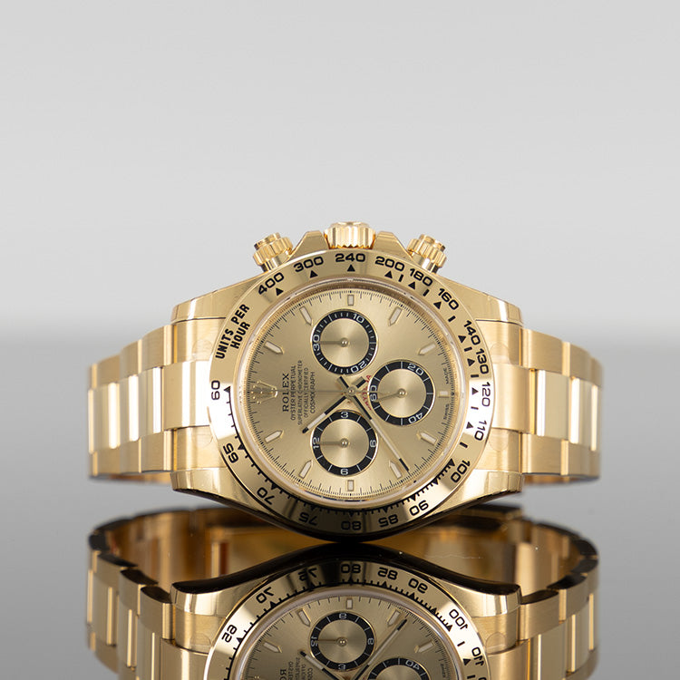 Rolex Daytona 40mm Yellow Gold Golden Dial 126508