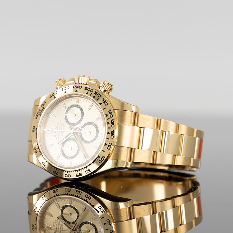 Rolex Daytona 40mm Yellow Gold Golden Dial 126508
