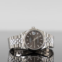 Rolex Datejust 31mm Steel Jubilee Dark Grey Dial 278274 1