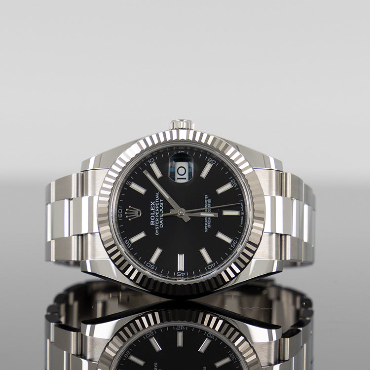 Rolex Datejust 41mm Oystersteel Black Dial 126334