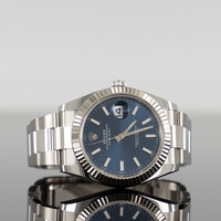 Rolex Datejust 41mm Oystersteel Blue Dial 126334 1