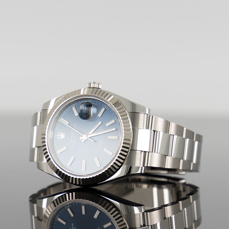 Rolex Datejust 41mm Oystersteel Blue Dial 126334