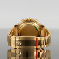 Rolex Daytona 40mm Yellow Gold Green Dial 126508 4
