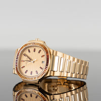 Patek Philippe 7118/1300R-001 Nautilus 35.2mm Rose Gold Wave Dial 2