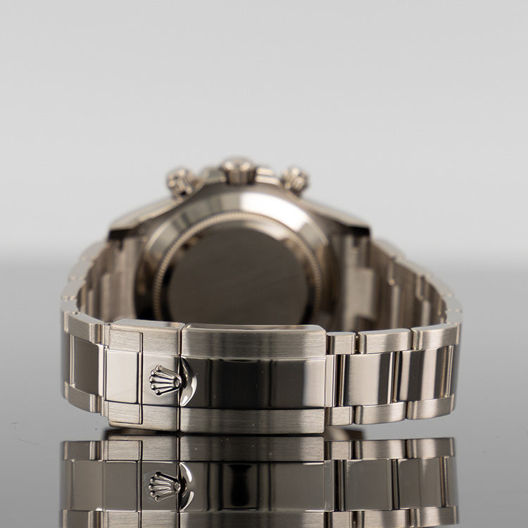 Rolex Daytona 40mm White Gold Blue Dial 116509